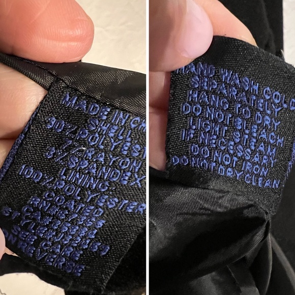 Sz S Jack by BB Dakota hip length black jacket pea coat - Picture 4 of 10